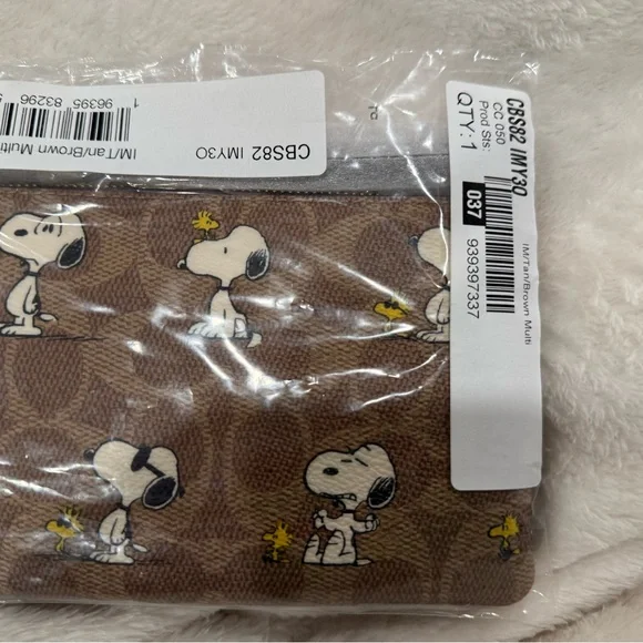 Coach Brown Leather Wristlet - Picture 4 of 5